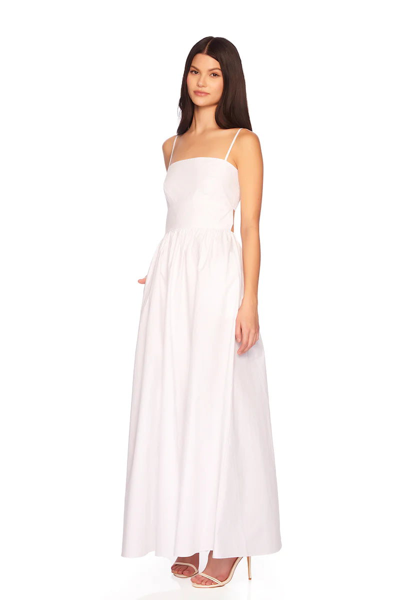 susana monaco high neck low back dress
