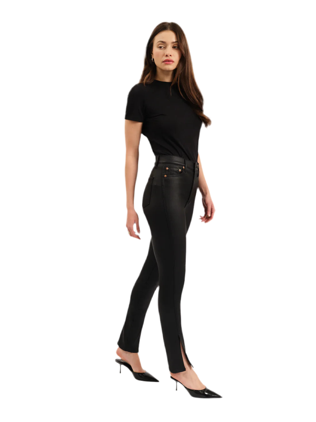 Daze Denim Coated Black with slit