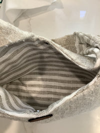 LooLoo Bags Beige Ring Handle