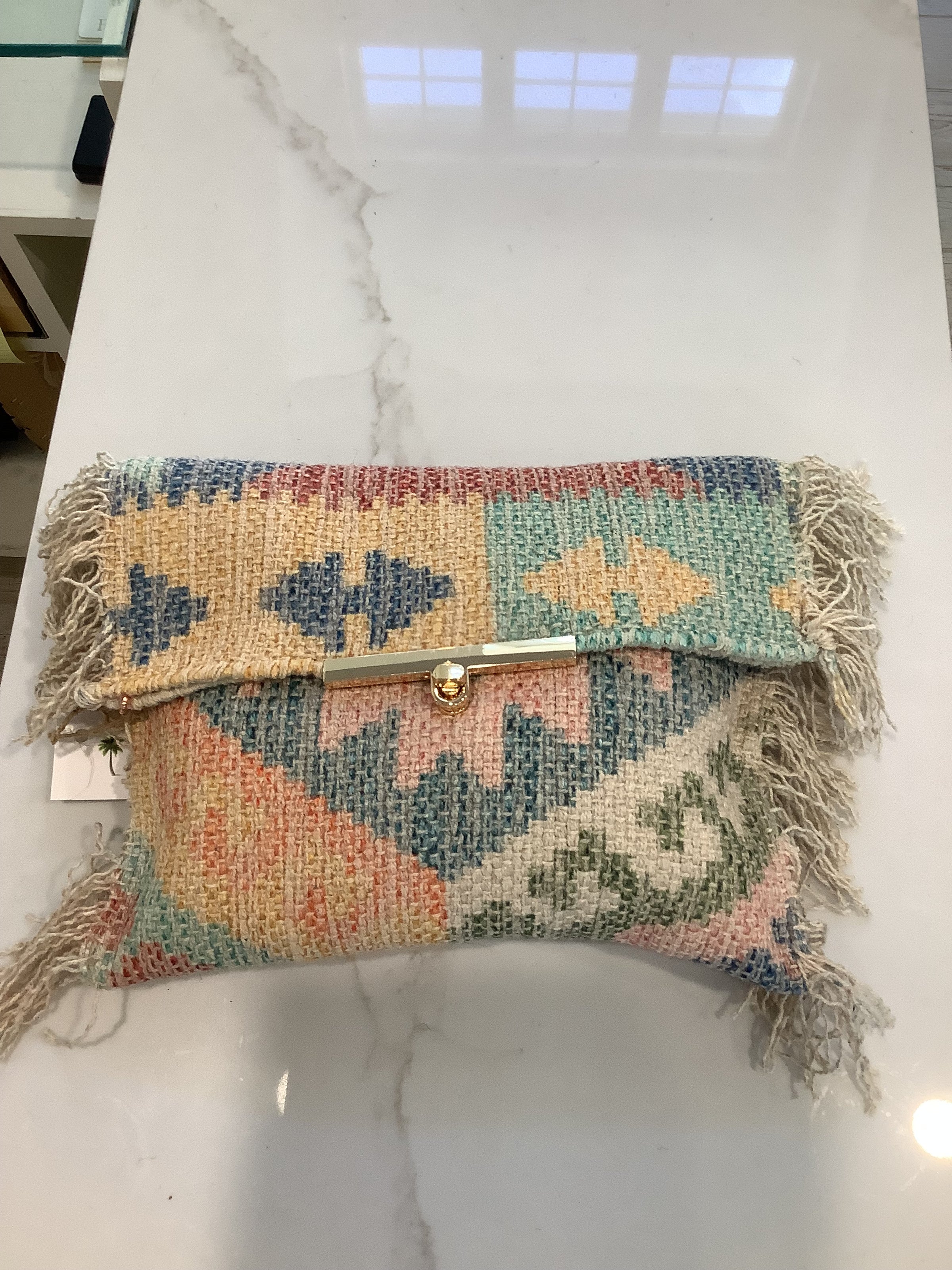 LooLoo Bags Multicolor Fold-over Clutch