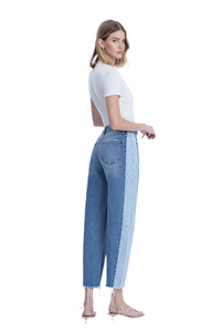 Flying Monkey Two Tone Barrel Jeans