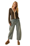 Promesa Ribbed Knit Contrast Cardigan