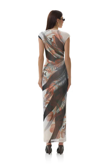 AFRM Leaf Lotus Dress