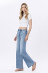 Flying Monkey High Rise Raw Hem Denim
