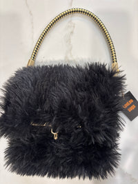 LooLoo Bags Black Fur