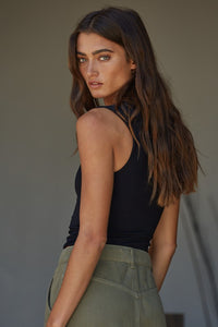 By Together Double Layer Tank Black