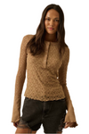 Promesa Taupe Lace Longsleeve