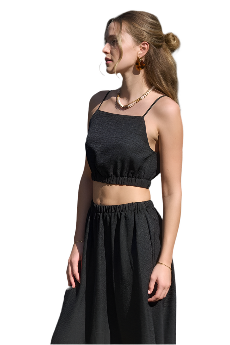 Leia Square Neck elastic top