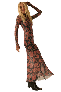 Promesa Long Sleeve Maxi Dress