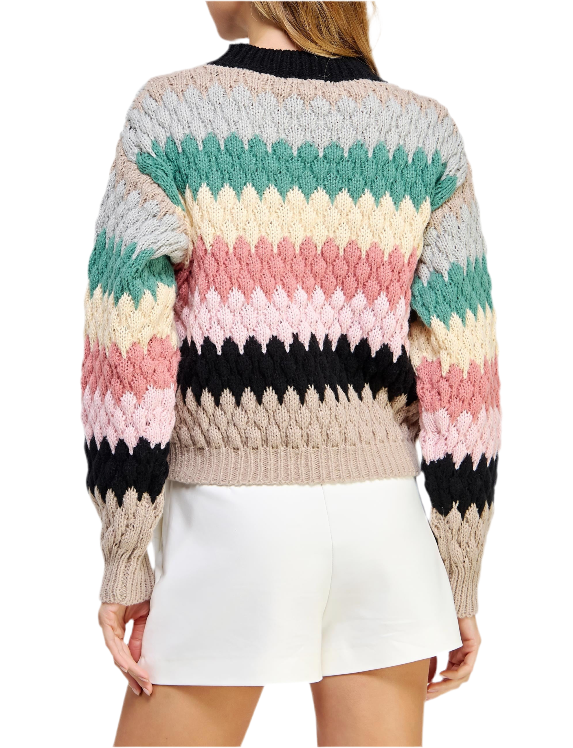 Strut and Bolt Honey Comb Stripe Sweater