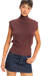 Olivia Sleeveless Turtleneck