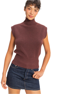 Olivia Sleeveless Turtleneck