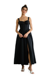 Creamon Poplin Wire Front Dress