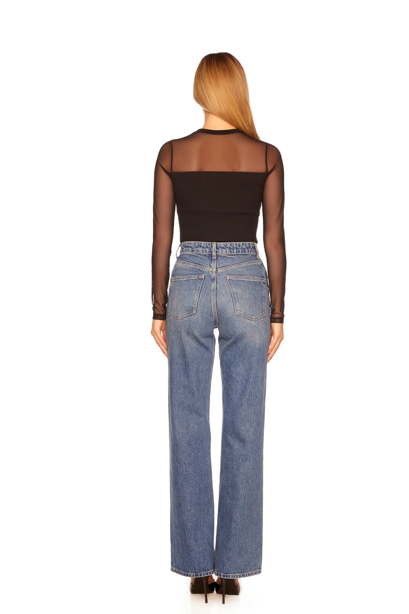 Susana Monaco Crew Mesh Top