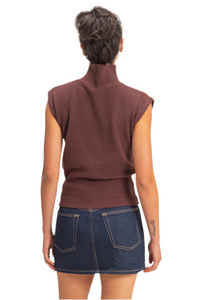 Olivia Sleeveless Turtleneck