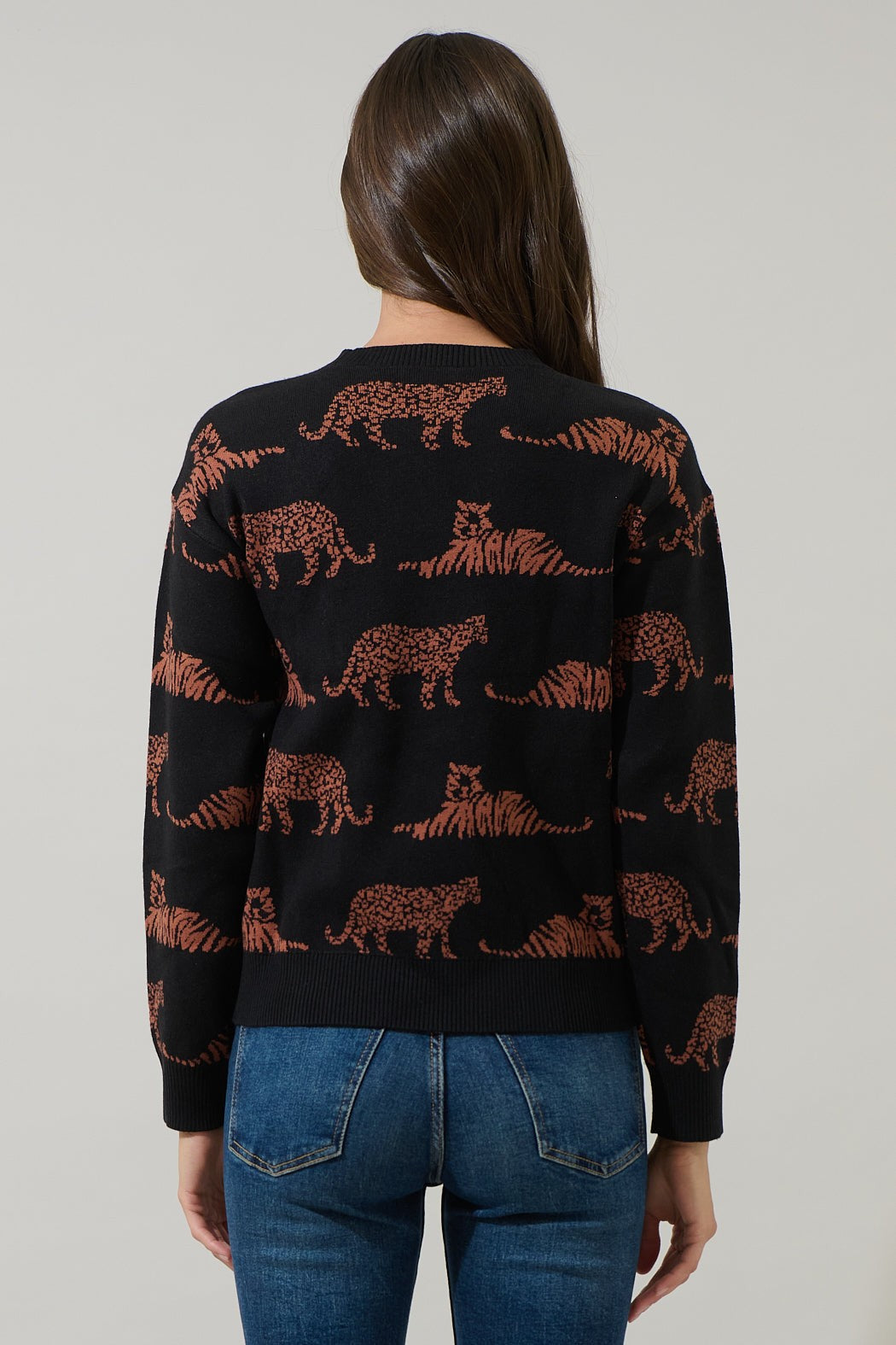 Zenzie Jungle Crew Neck Sweater