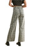 Snakeskin Denim Pant