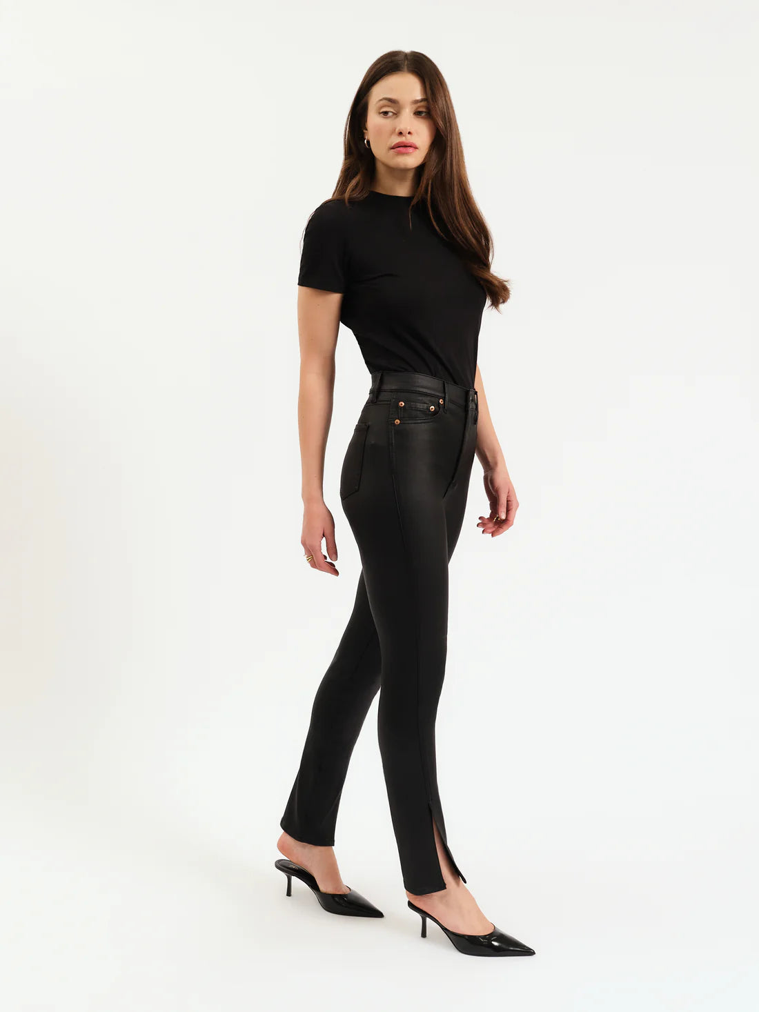 Daze Denim Coated Black with slit