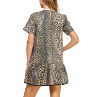 Strut and Bolt Sequin Leopard Dress