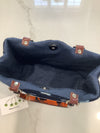 LooLoo Bags Navy Mudcloth Fabric