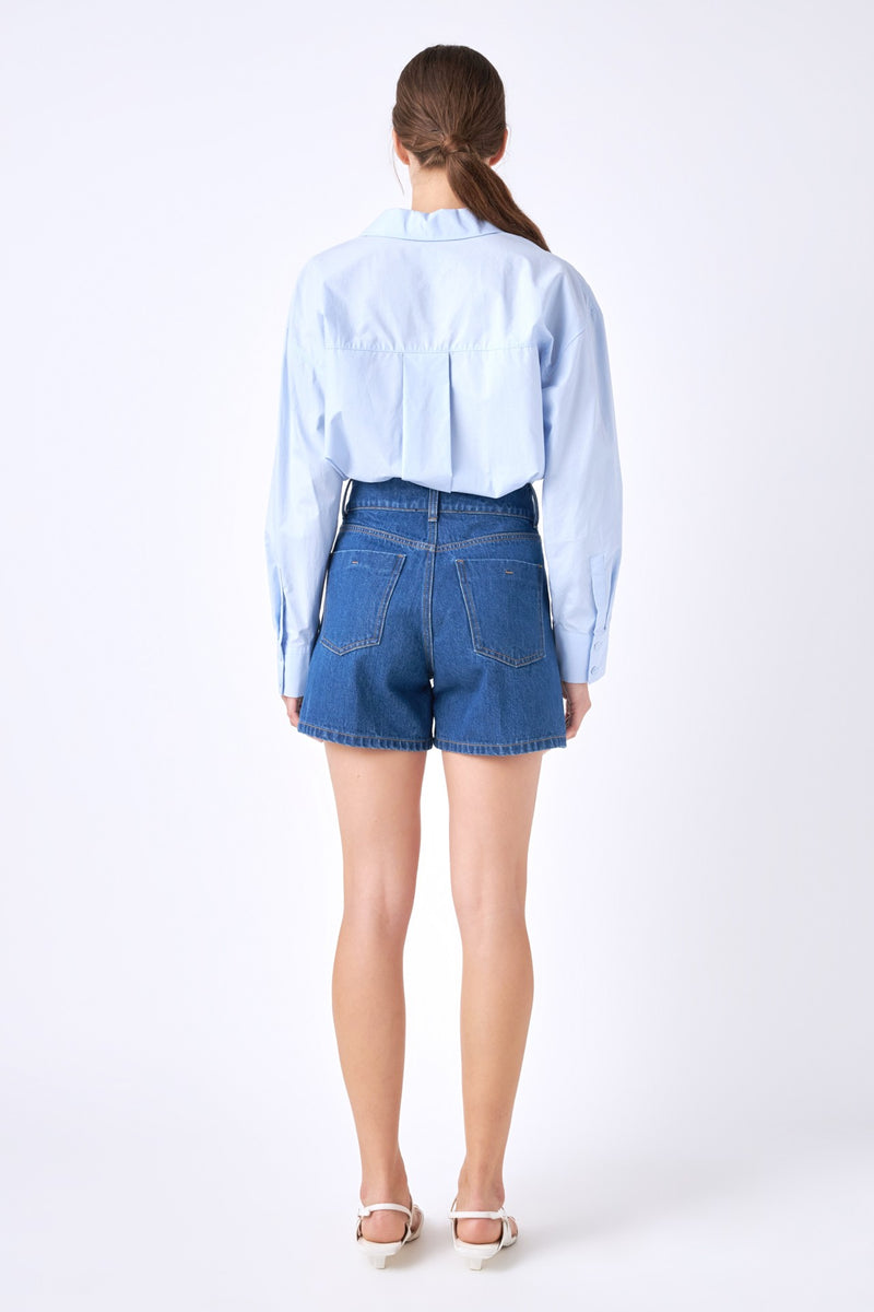 English Factory Denim button shorts