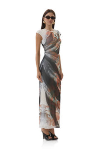 AFRM Leaf Lotus Dress
