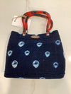 LooLoo Bags Navy Mudcloth Fabric