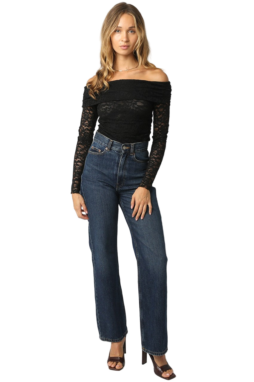 Sania Lace off shoulder bodysuit