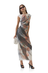 AFRM Leaf Lotus Dress