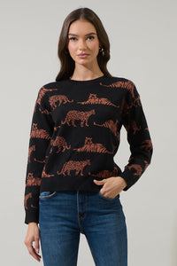 Zenzie Jungle Crew Neck Sweater