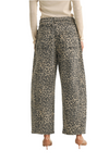 Miou Muse Leopard Barrel Jeans