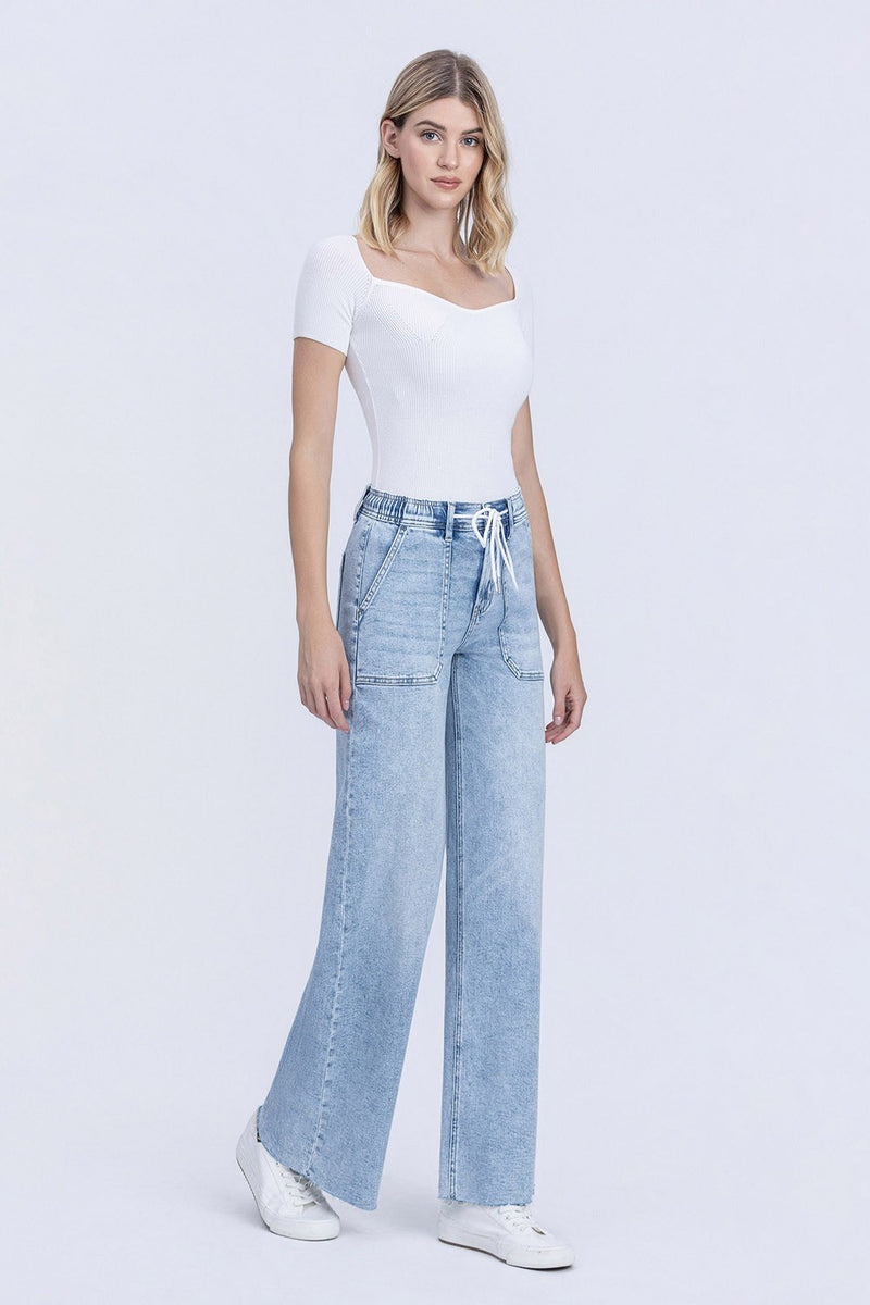 Flying Monkey Drawstring waistband denim