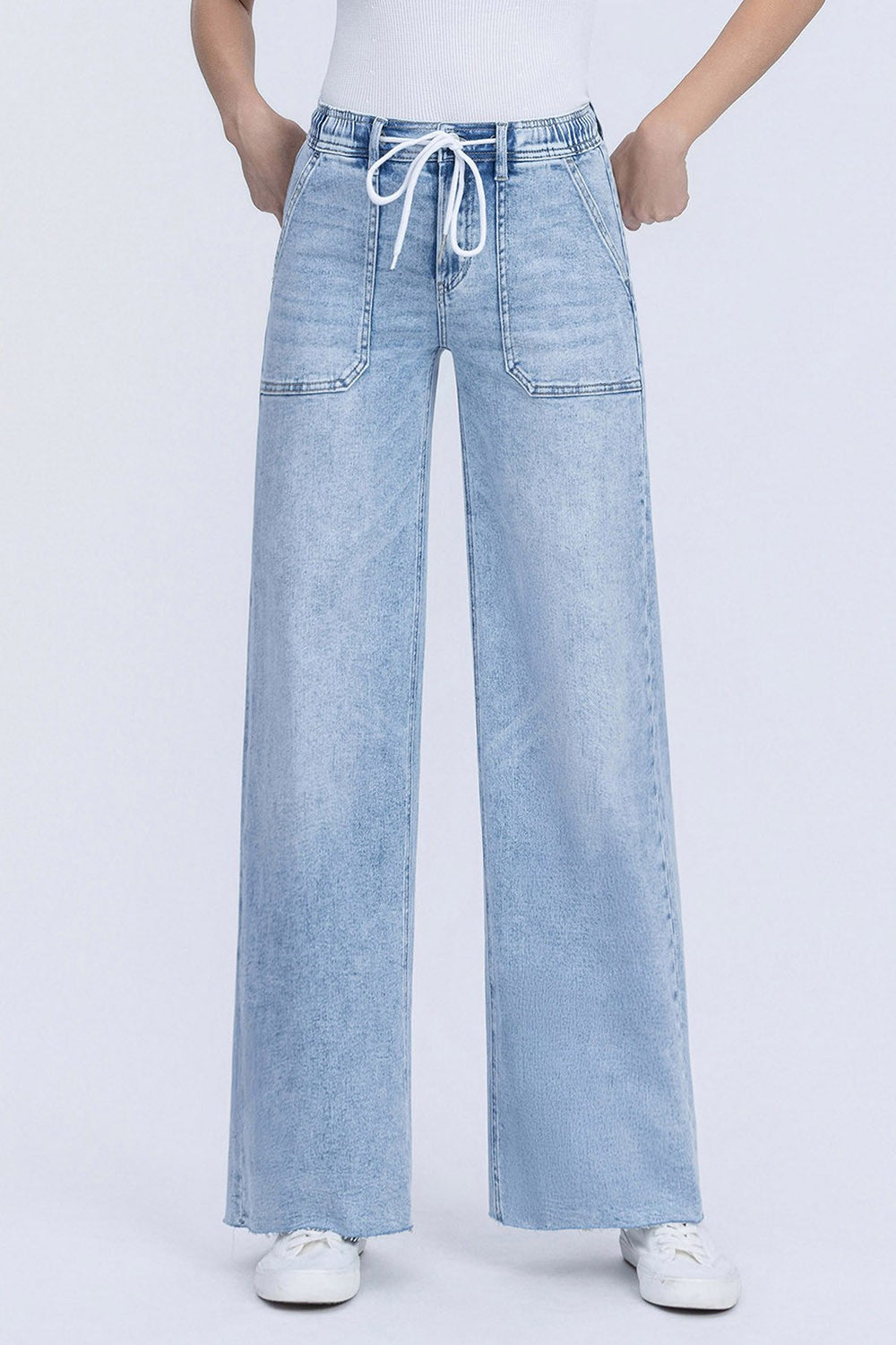 Flying Monkey Drawstring waistband denim