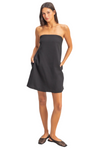 Delilah Linen Strapless Dress