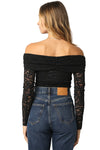 Sania Lace off shoulder bodysuit