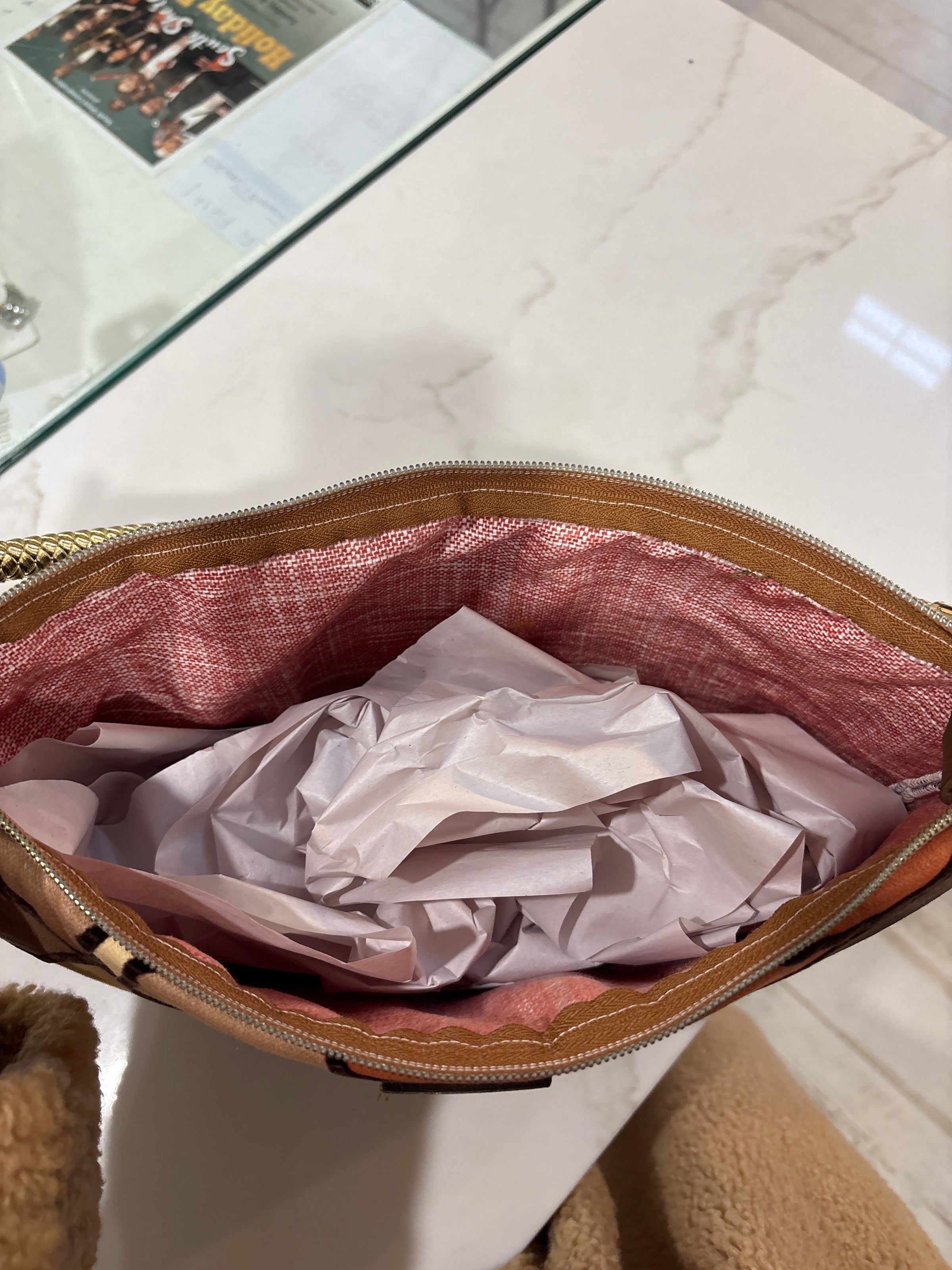 LooLoo Brand Brown 80’s velvet