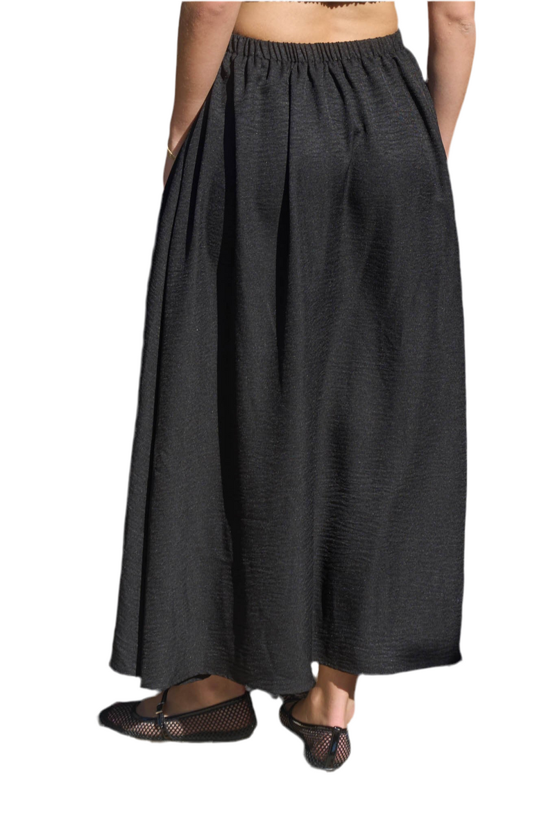 Leia Elastic Midi Skirt