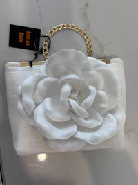 Looloo Bags White Flower