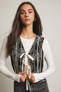 Forte Boho Tie Vest