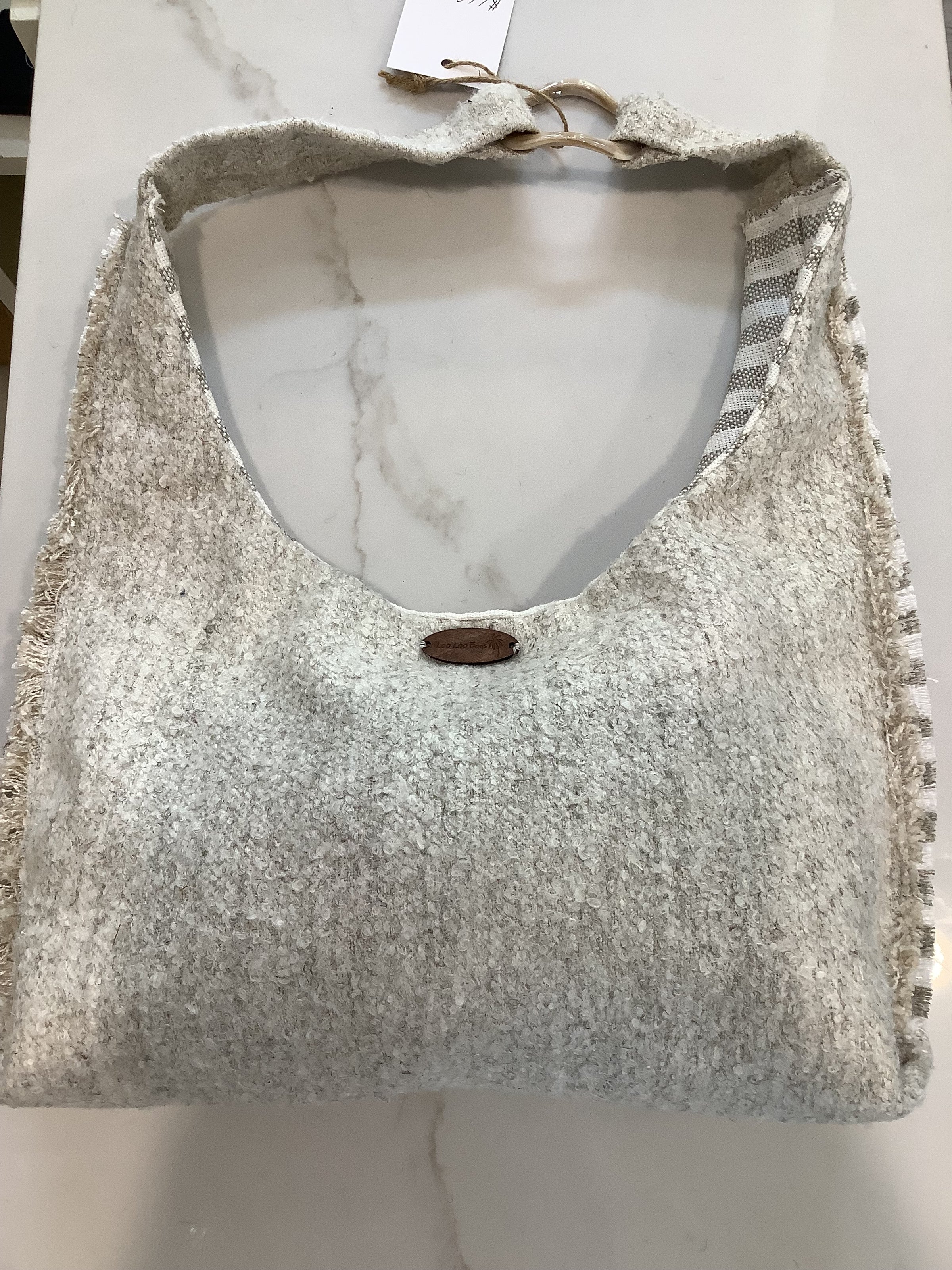 LooLoo Bags Beige Ring Handle