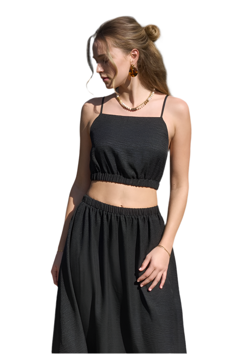 Leia Square Neck elastic top