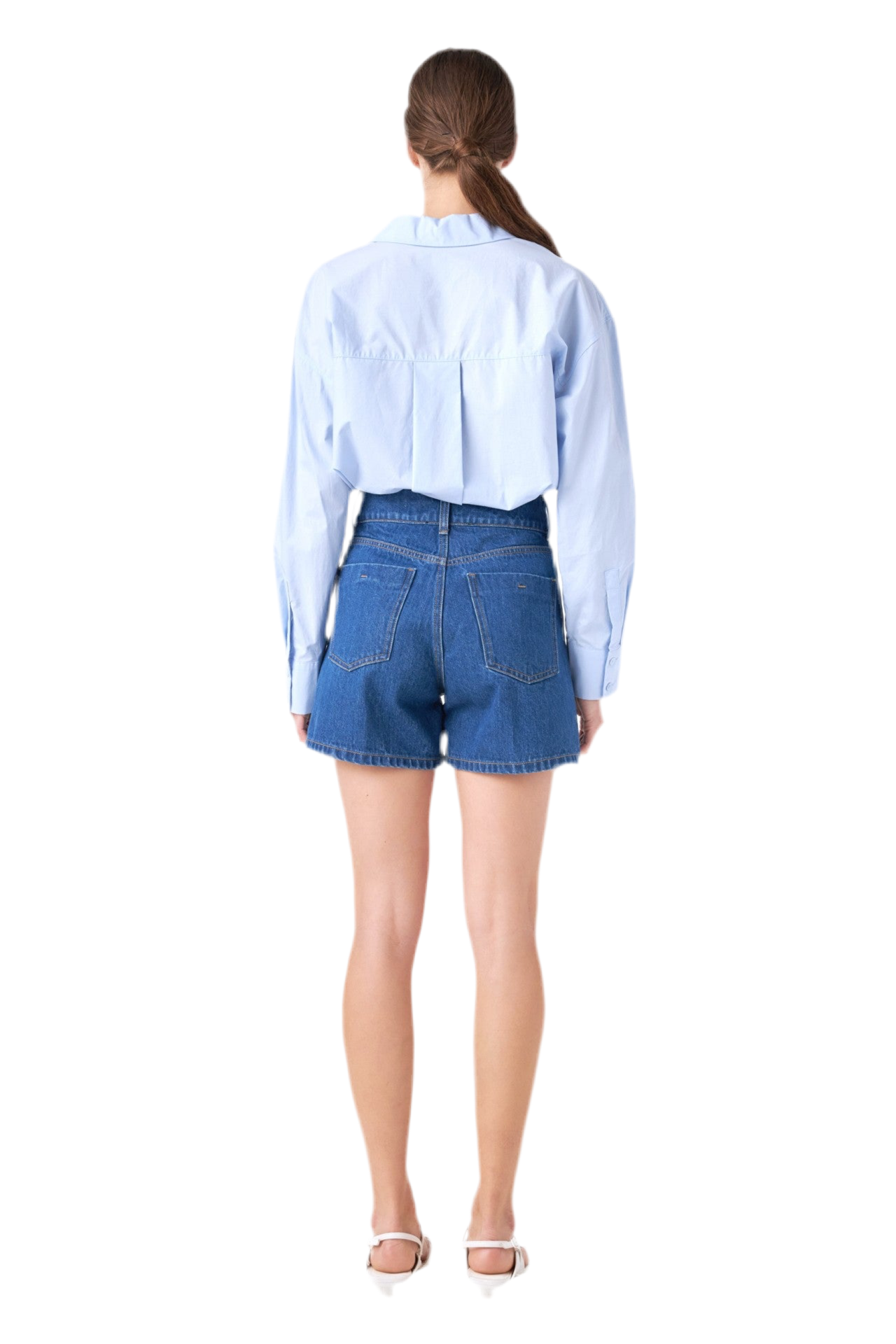 English Factory Denim button shorts