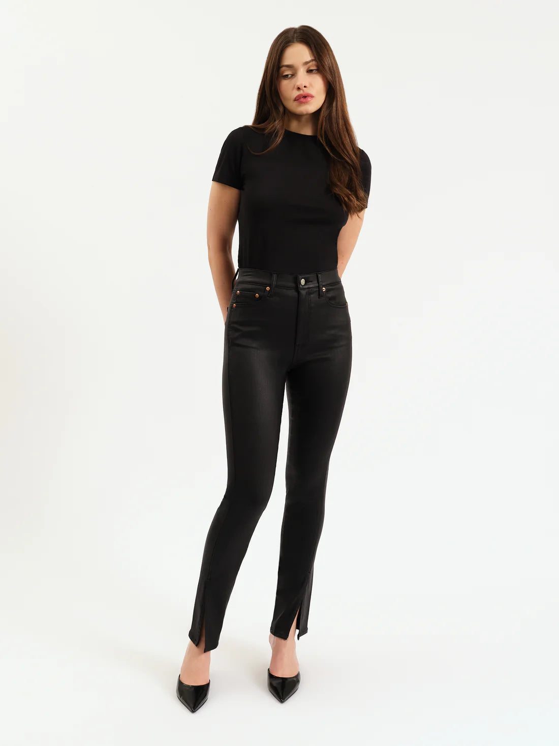 Daze Denim Coated Black with slit