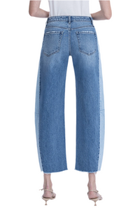 Flying Monkey Two Tone Barrel Jeans