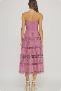 Pre-Order Strut and Bolt Eyelet Lace Dress