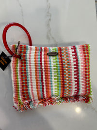 LooLoo Bags Stripe Clutch Ring