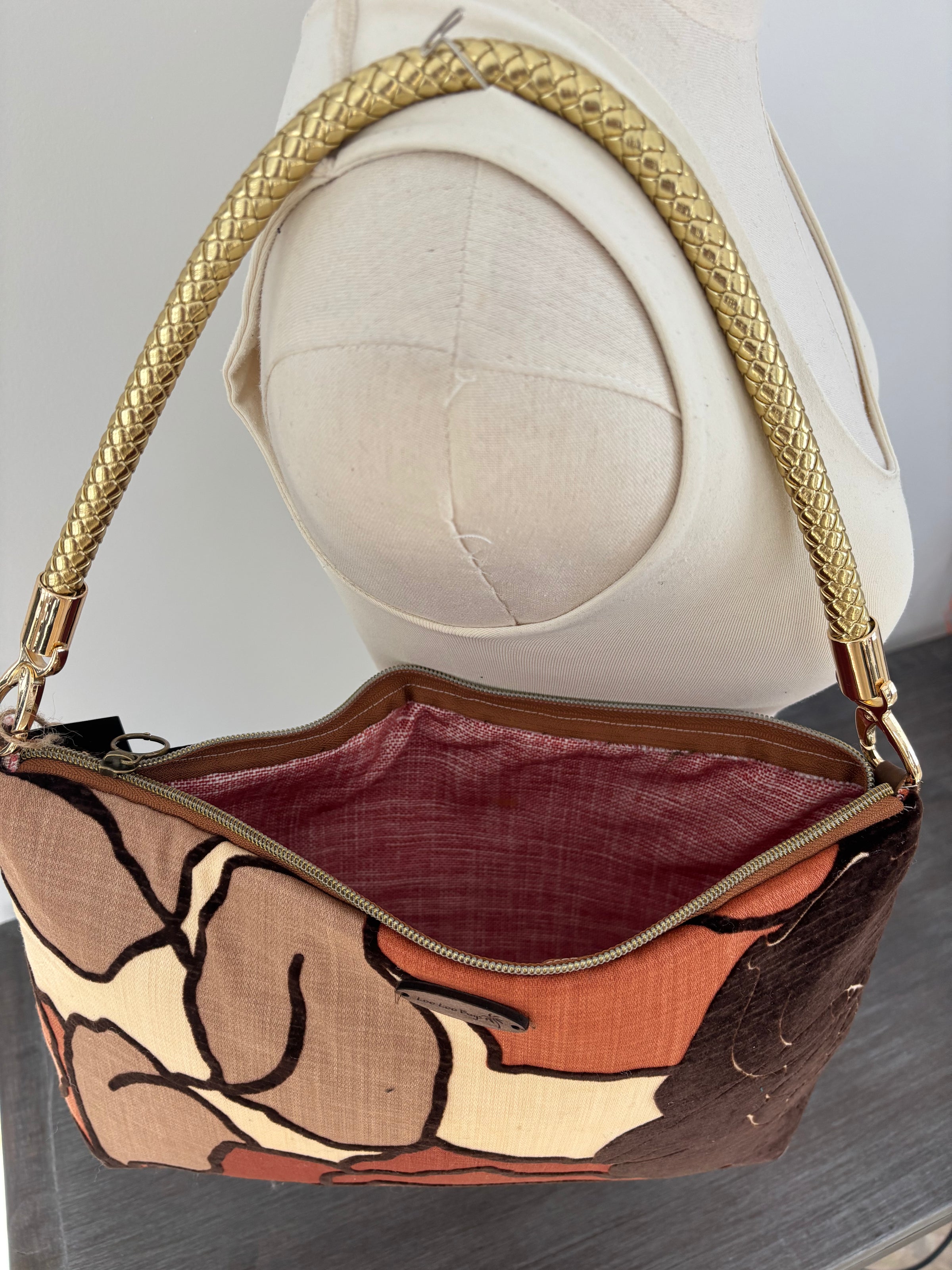 LooLoo Brand Brown 70’s velvet