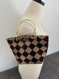 LooLoo Bags red and gold mini