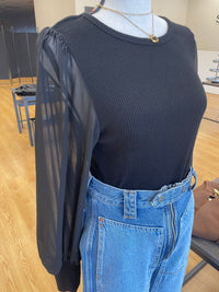 Fifteen Twenty Bishop Sleeve Top