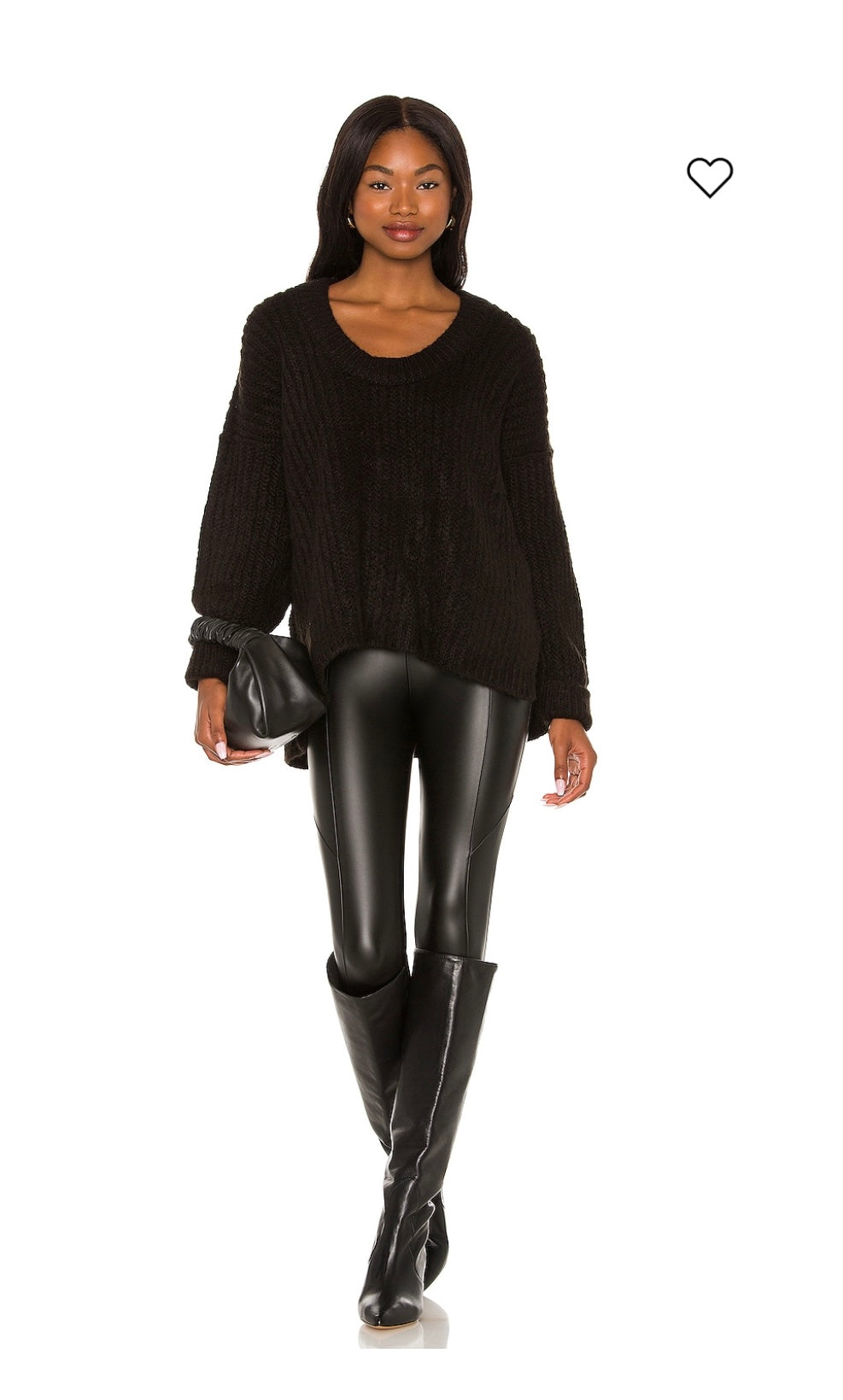 Yummie Faux Leather legging Seams – Sable Boutique